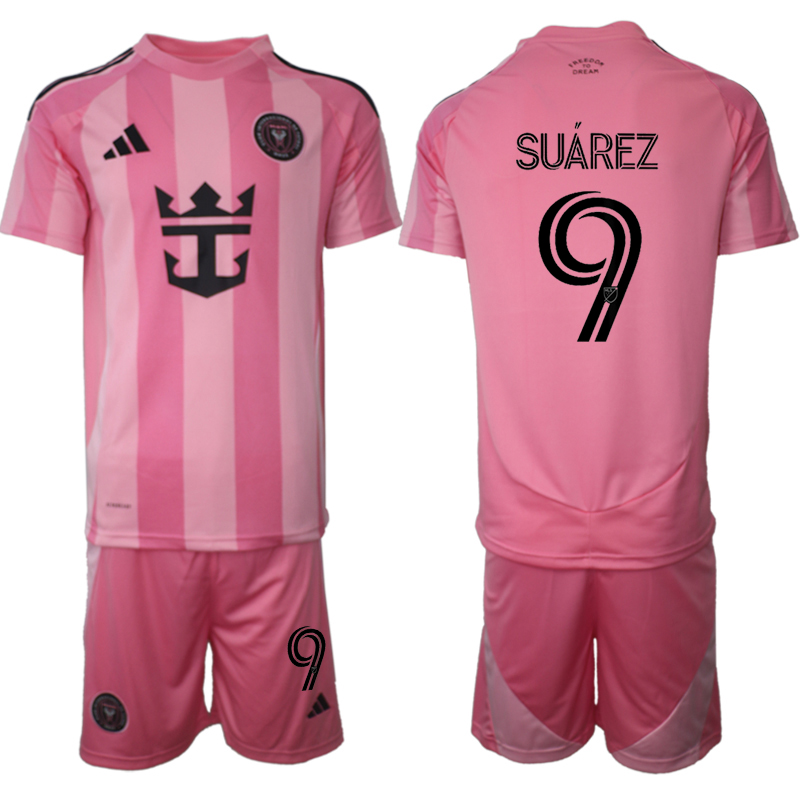 Men 2025-2026 Club Inter Milan CF home Pink #9 Soccer Jersey